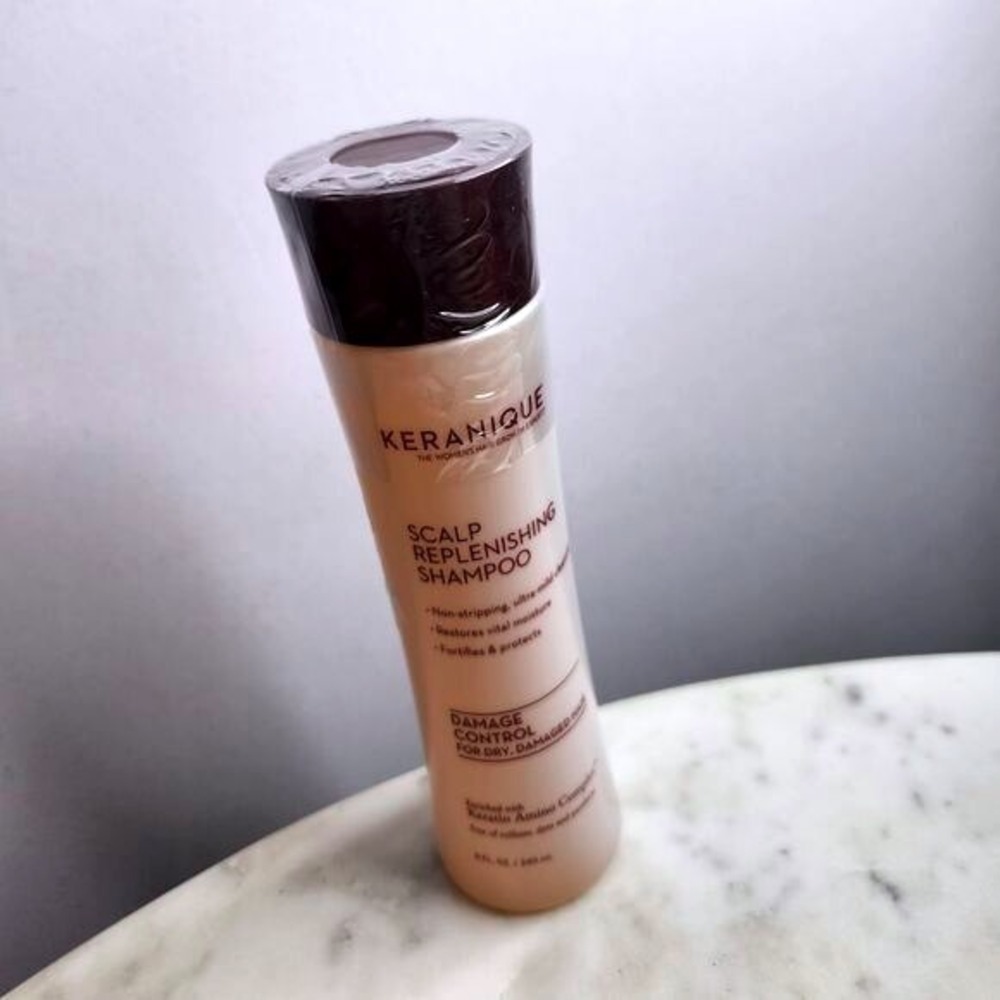 Keranique Scalp Replenishing Damage Control Shampoo for Dry Hair 8 fl oz